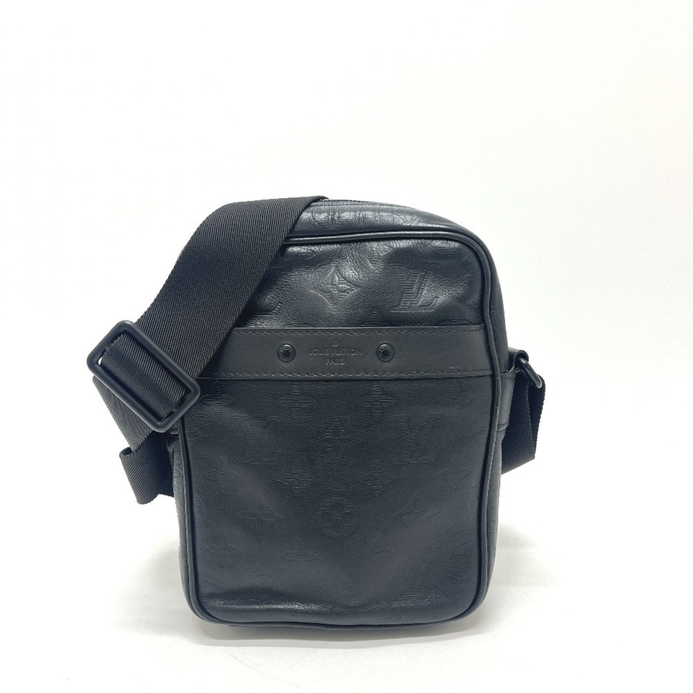 LOUIS VUITTON M43681 Monogram Shadow Danube PM Pochette Crossbody Bag Handbag...